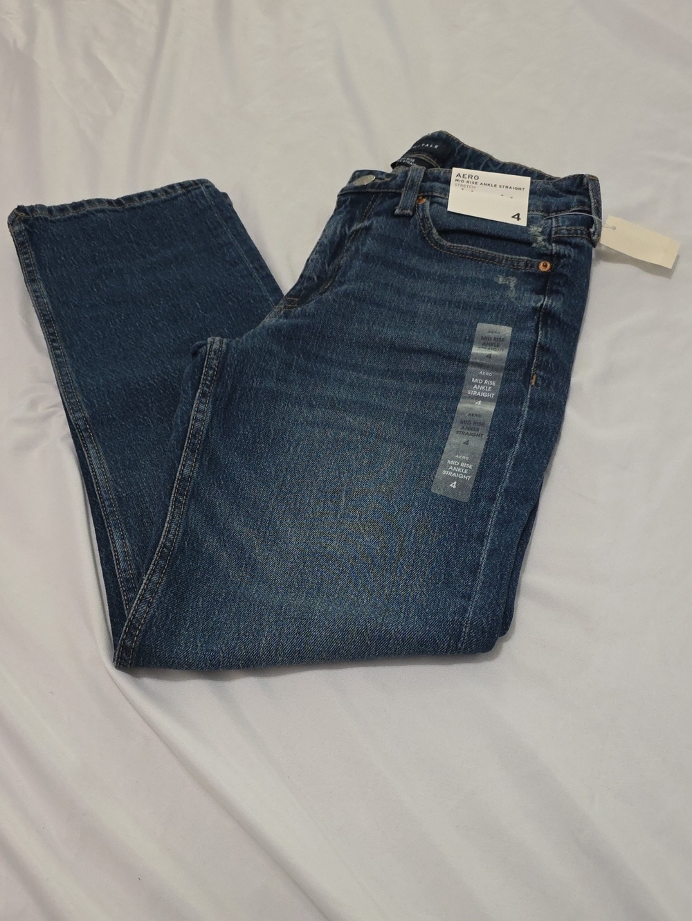 Aeropostale Mid-rise Ankle Straight Jean